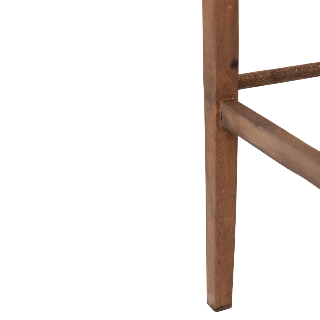 BAR STOOL LUCIUS HM5586.01 BEECH WOOD IMPREGNATED IN WALNUT COLOR 40,5x40x105Hcm.FRAME ONLY [10]