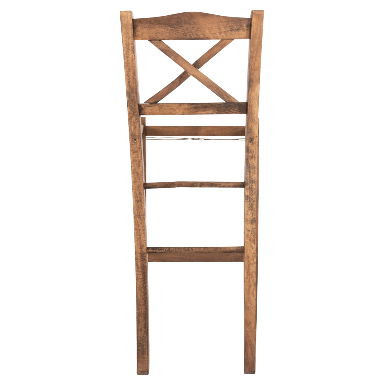 BAR STOOL LUCIUS HM5586.01 BEECH WOOD IMPREGNATED IN WALNUT COLOR 40,5x40x105Hcm.FRAME ONLY [6]