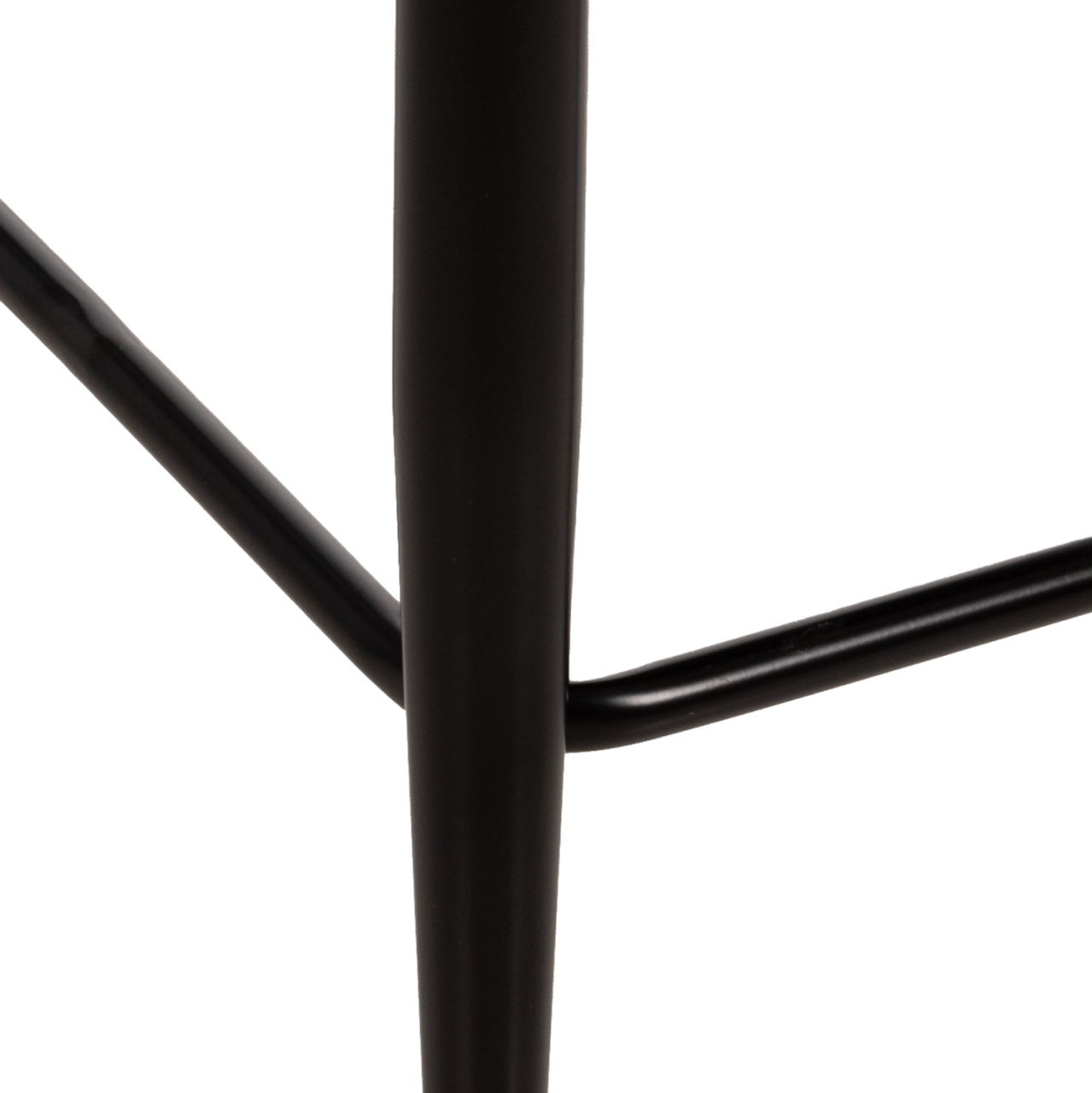BAR STOOL MEDIUM HEIGHT HM8586.01 GREY BOUCLE FABRIC-BLACK METAL LEGS 55x62x105H cm. [10]