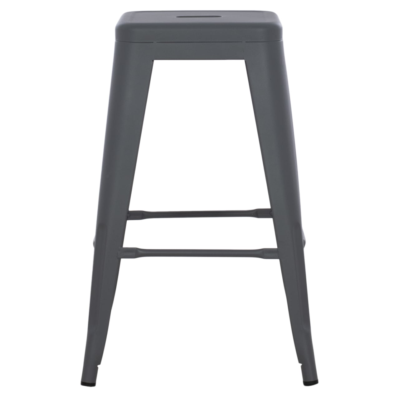 BAR STOOL MEDIUM HEIGHT MELITA-PRO HM8573.50 METAL IN GREY 43x43x67Hcm. [3]