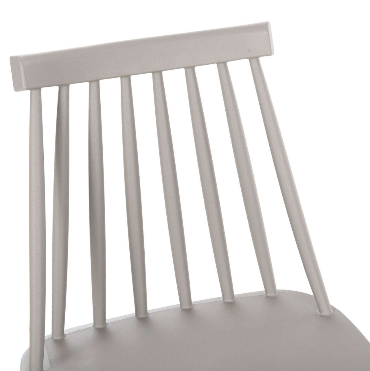 BAR STOOL MEDIUM HEIGHT VANESSA HM9300.10 GREY POLYPROPYLENE and METAL IN NATURAL WOOD 45x48x96Hcm. [7]
