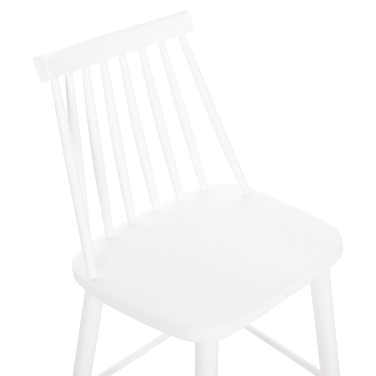 BAR STOOL MEDIUM HEIGHT VANESSA HM9300.11 POLYPROPYLENE and METAL-WHITE 45,5x46x97Hcm. [7]