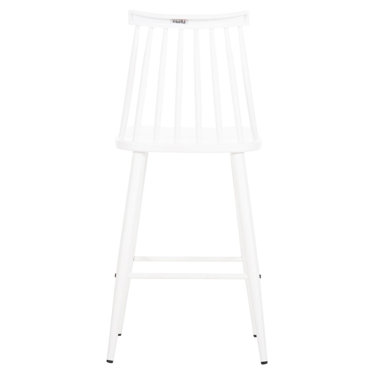 BAR STOOL MEDIUM HEIGHT VANESSA HM9300.11 POLYPROPYLENE and METAL-WHITE 45,5x46x97Hcm. [6]