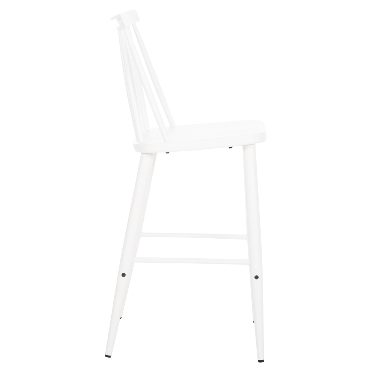BAR STOOL MEDIUM HEIGHT VANESSA HM9300.11 POLYPROPYLENE and METAL-WHITE 45,5x46x97Hcm. [4]