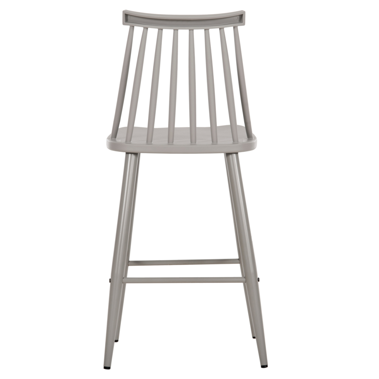 BAR STOOL MEDIUM HEIGHT VANESSA HM9300.20 POLYPROPYLENE and METAL-GREY 45,5x46x97Hcm. [6]