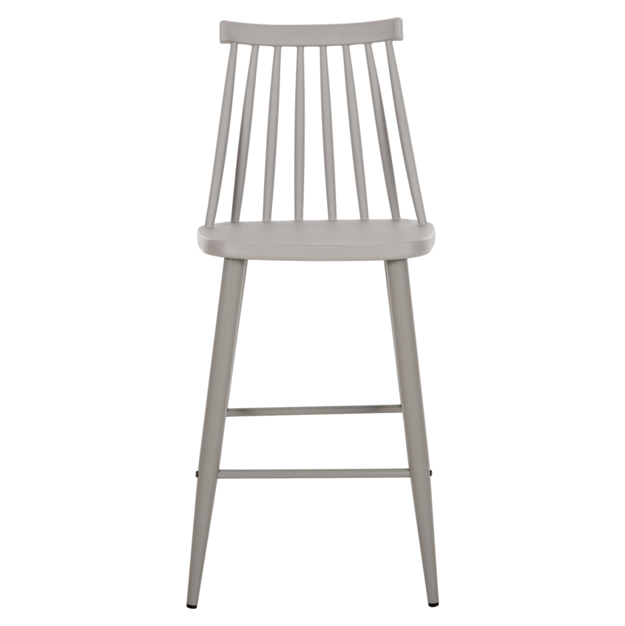 BAR STOOL MEDIUM HEIGHT VANESSA HM9300.20 POLYPROPYLENE and METAL-GREY 45,5x46x97Hcm. [3]