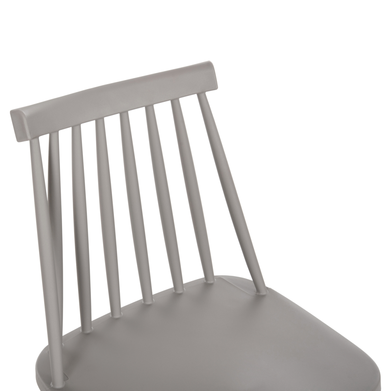 BAR STOOL MEDIUM HEIGHT VANESSA HM9300.20 POLYPROPYLENE and METAL-GREY 45,5x46x97Hcm. [7]