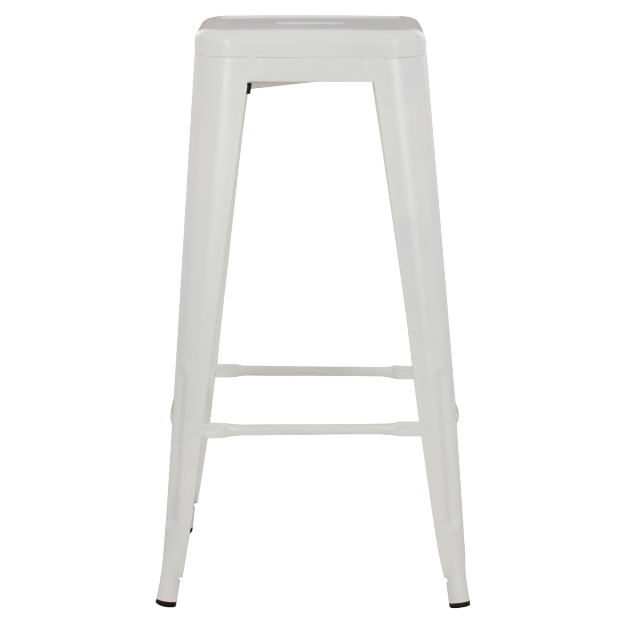 BAR STOOL MELITA-PRO HM8642.41 METAL IN MATTE WHITE 43x43x78Hcm. [3]