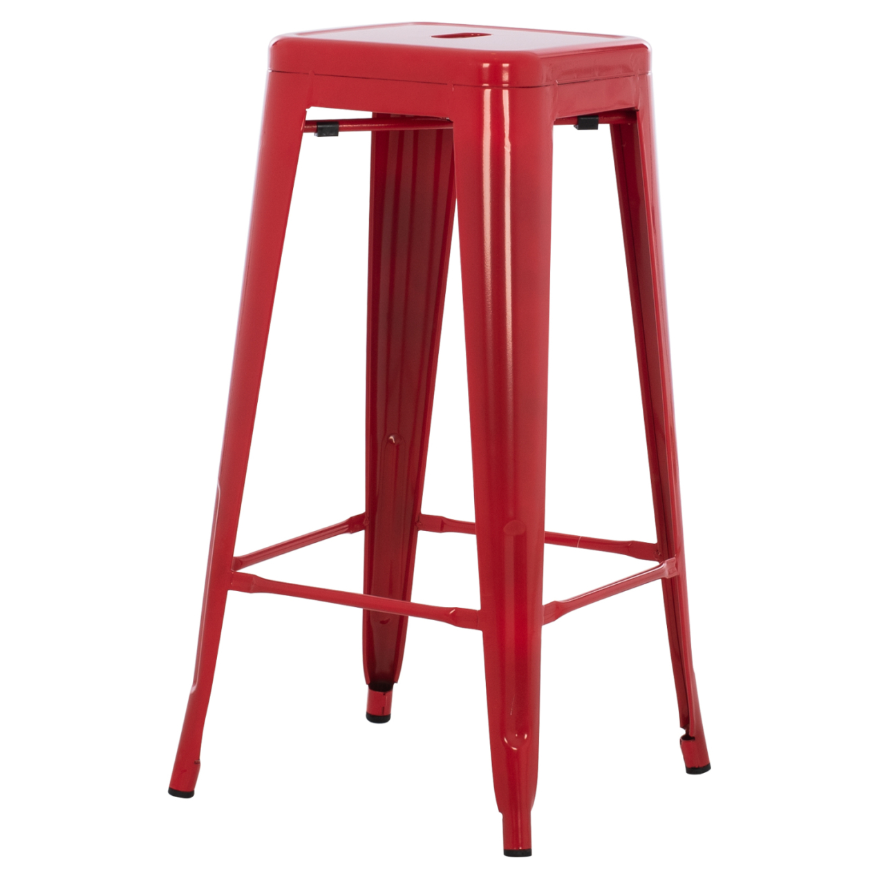 BAR STOOL MELITA-PRO HM8642.44 METAL IN RED 43x43x78Hcm. [4]