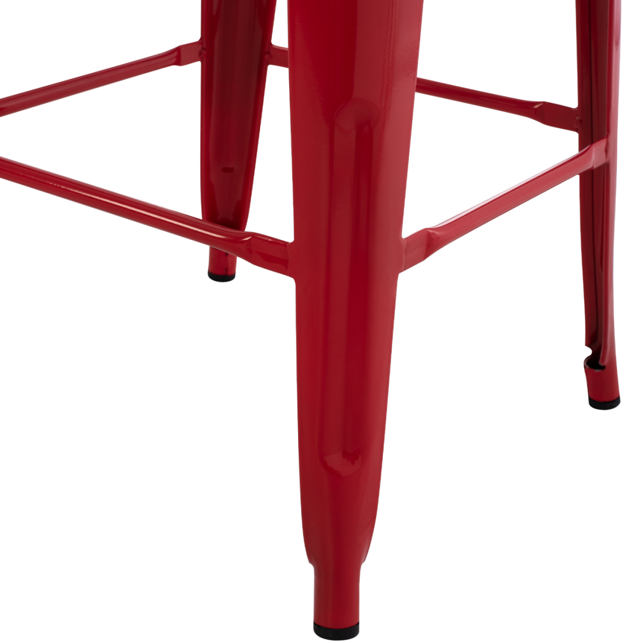 BAR STOOL MELITA-PRO HM8642.44 METAL IN RED 43x43x78Hcm. [7]