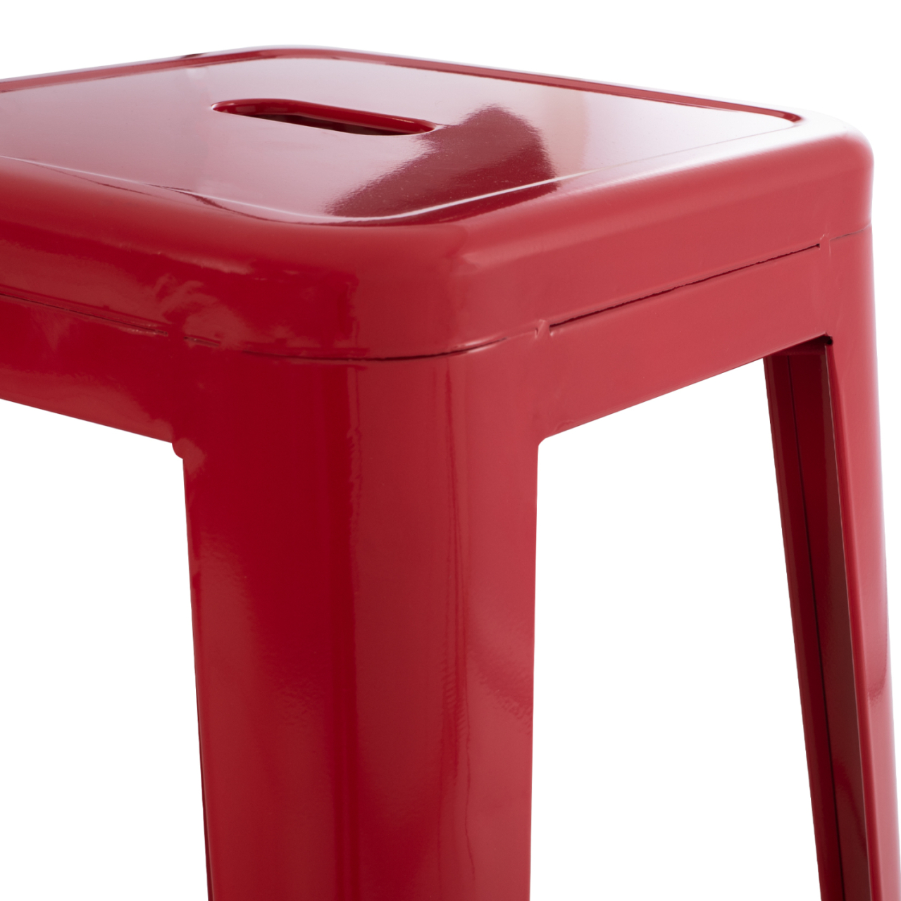 BAR STOOL MELITA-PRO HM8642.44 METAL IN RED 43x43x78Hcm. [6]