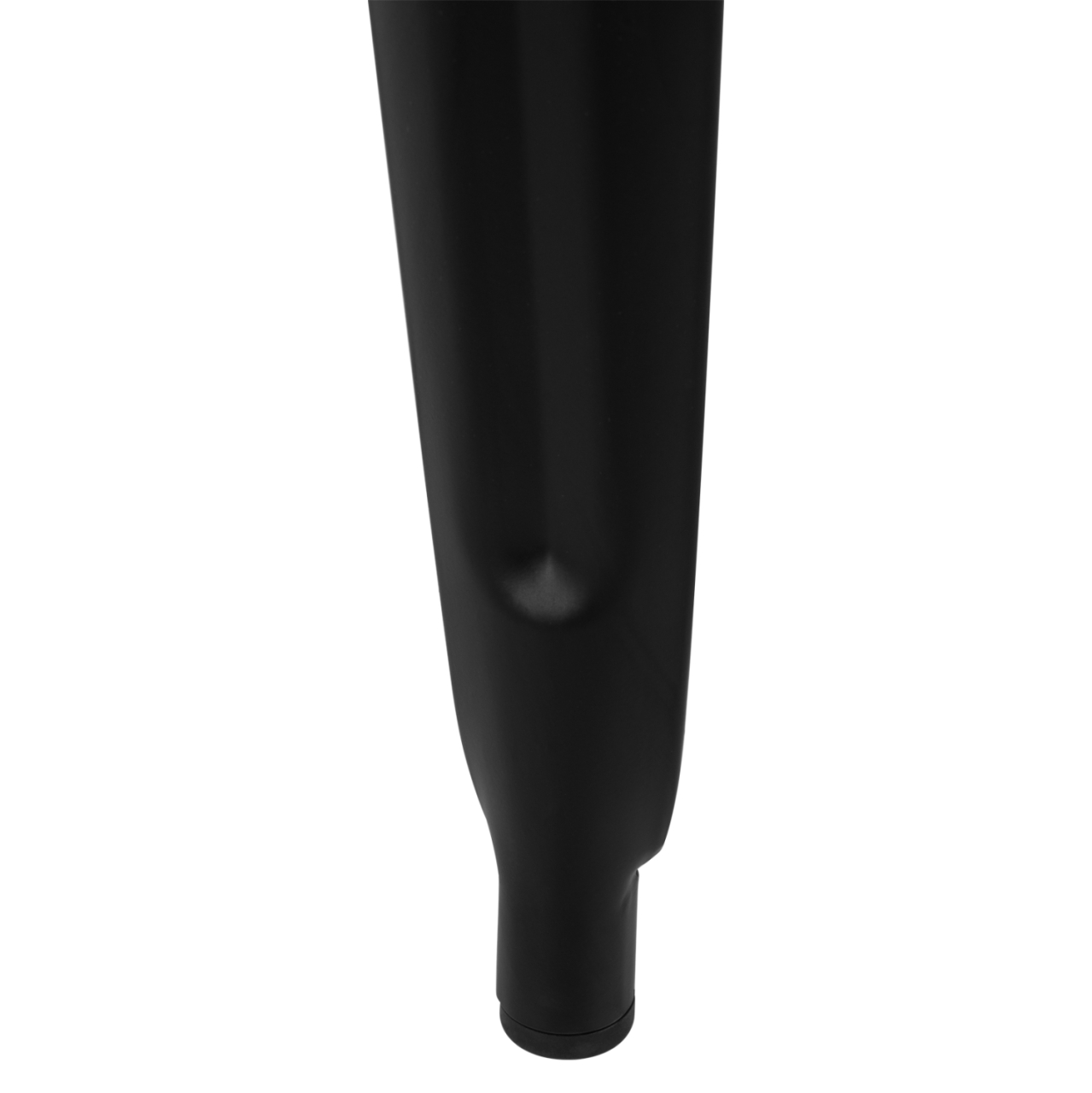 Bar Stool Metallic Melita with back Black matte 43x43x95cm HM8643.22 [10]
