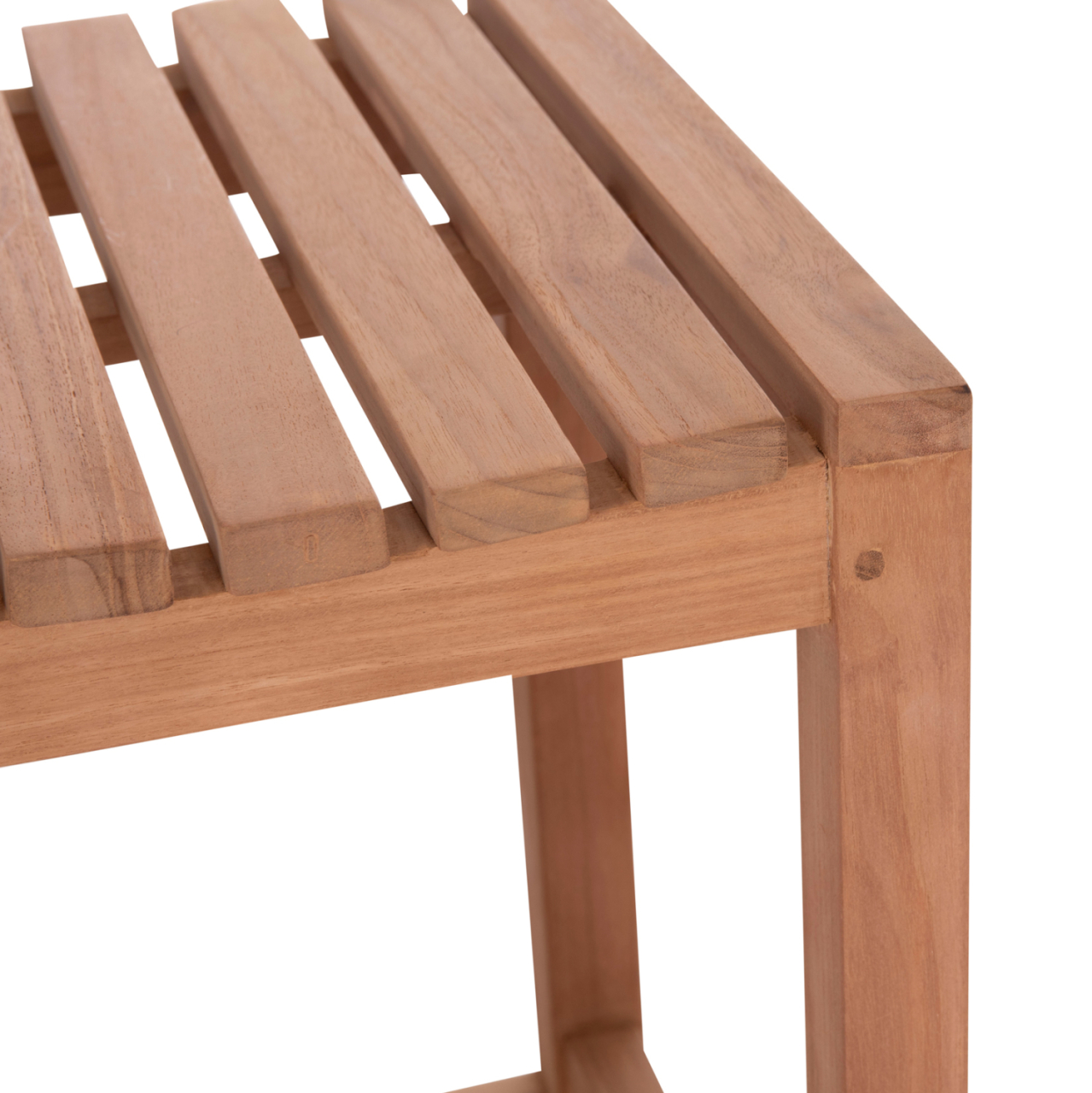 BAR STOOL NIKOL HM18109 TEAK WOOD IN NATURAL COLOR 40x40x77Hcm. [8]