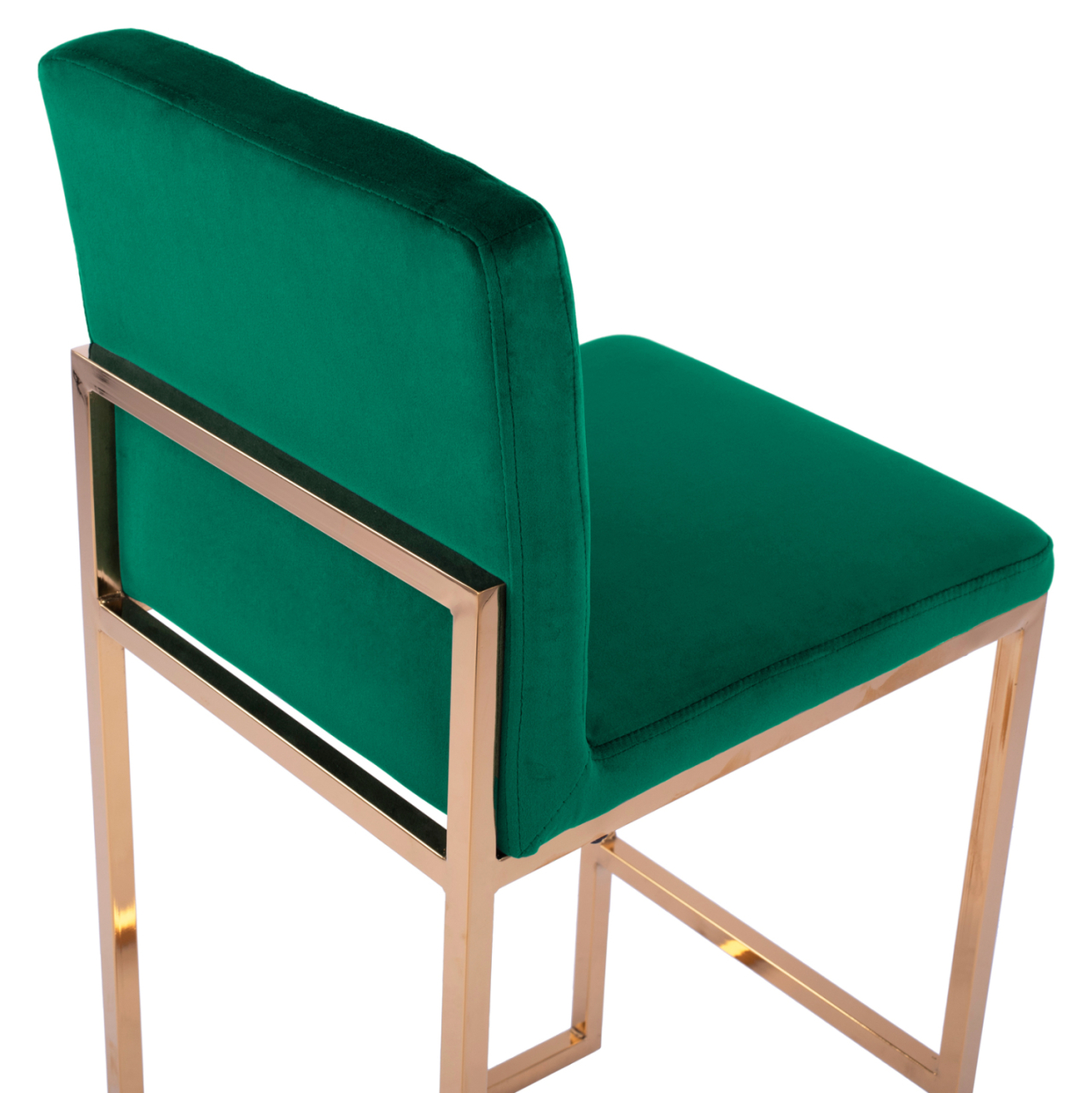 Bar Stool Piper Velvet Cypress and Gold Metallic Frame HM8525.03 40x49x96 cm [8]