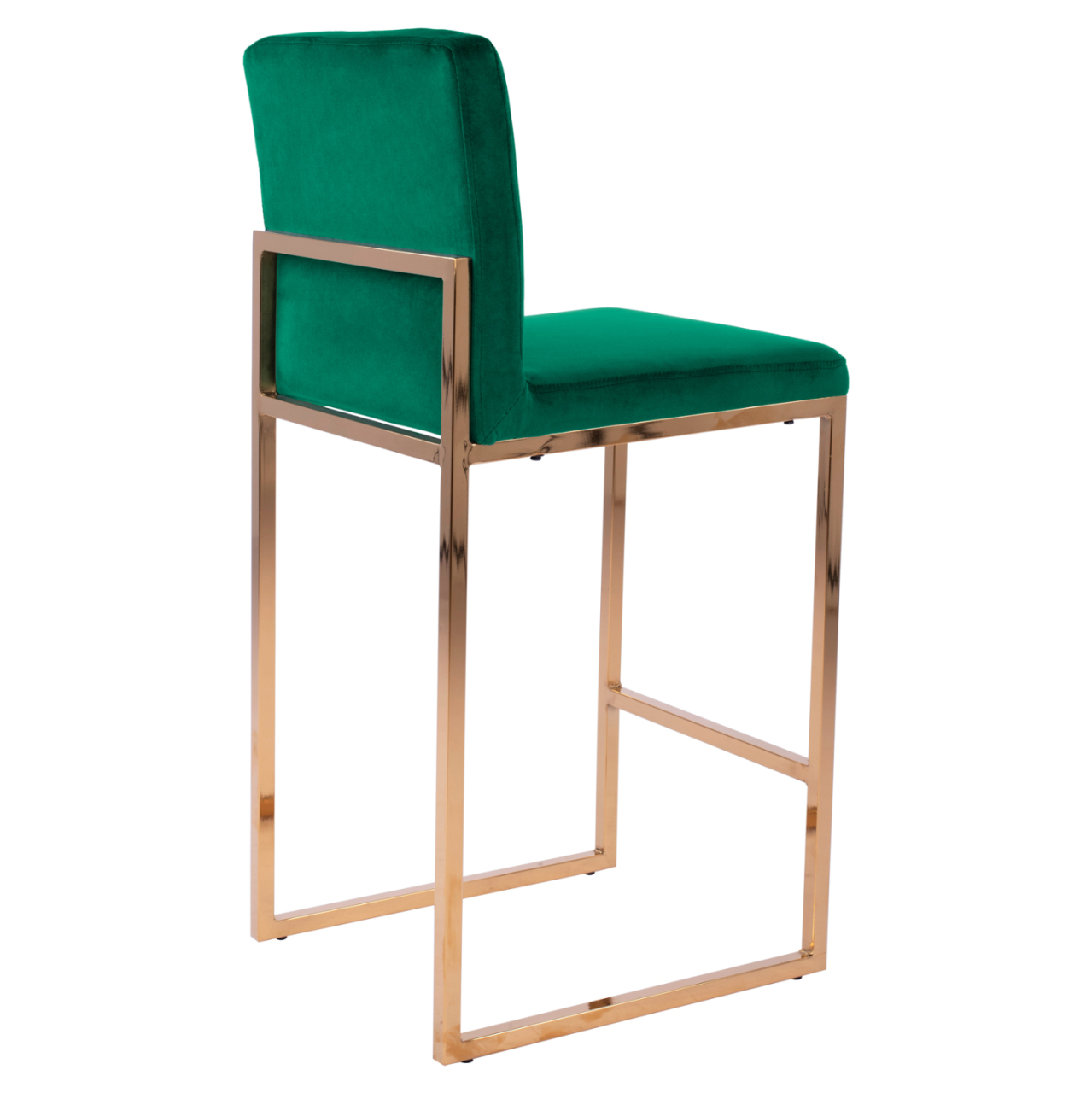 Bar Stool Piper Velvet Cypress and Gold Metallic Frame HM8525.03 40x49x96 cm [5]