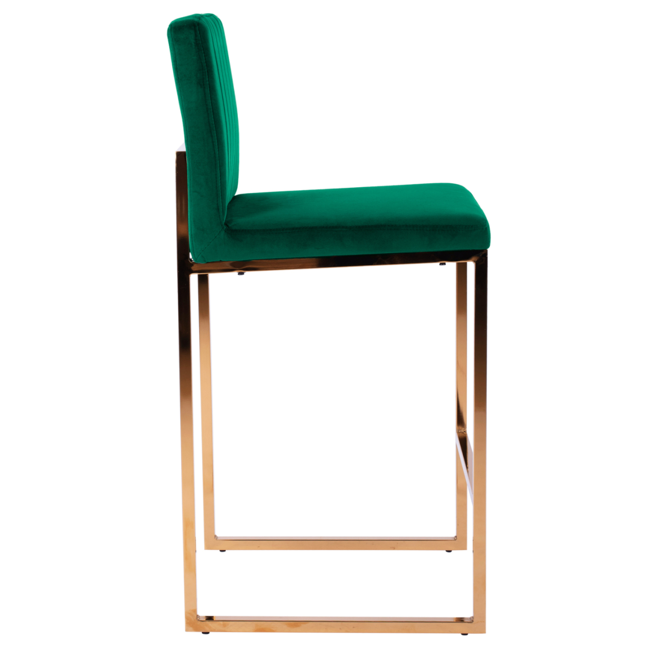 Bar Stool Piper Velvet Cypress and Gold Metallic Frame HM8525.03 40x49x96 cm [4]