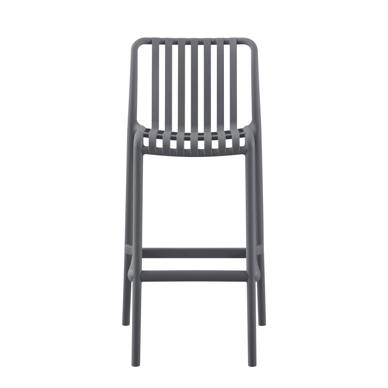 BAR STOOL POLYPROPYLENE CONVEE HM6098.03 GREY 38,5x49,5x102Hcm. [2]