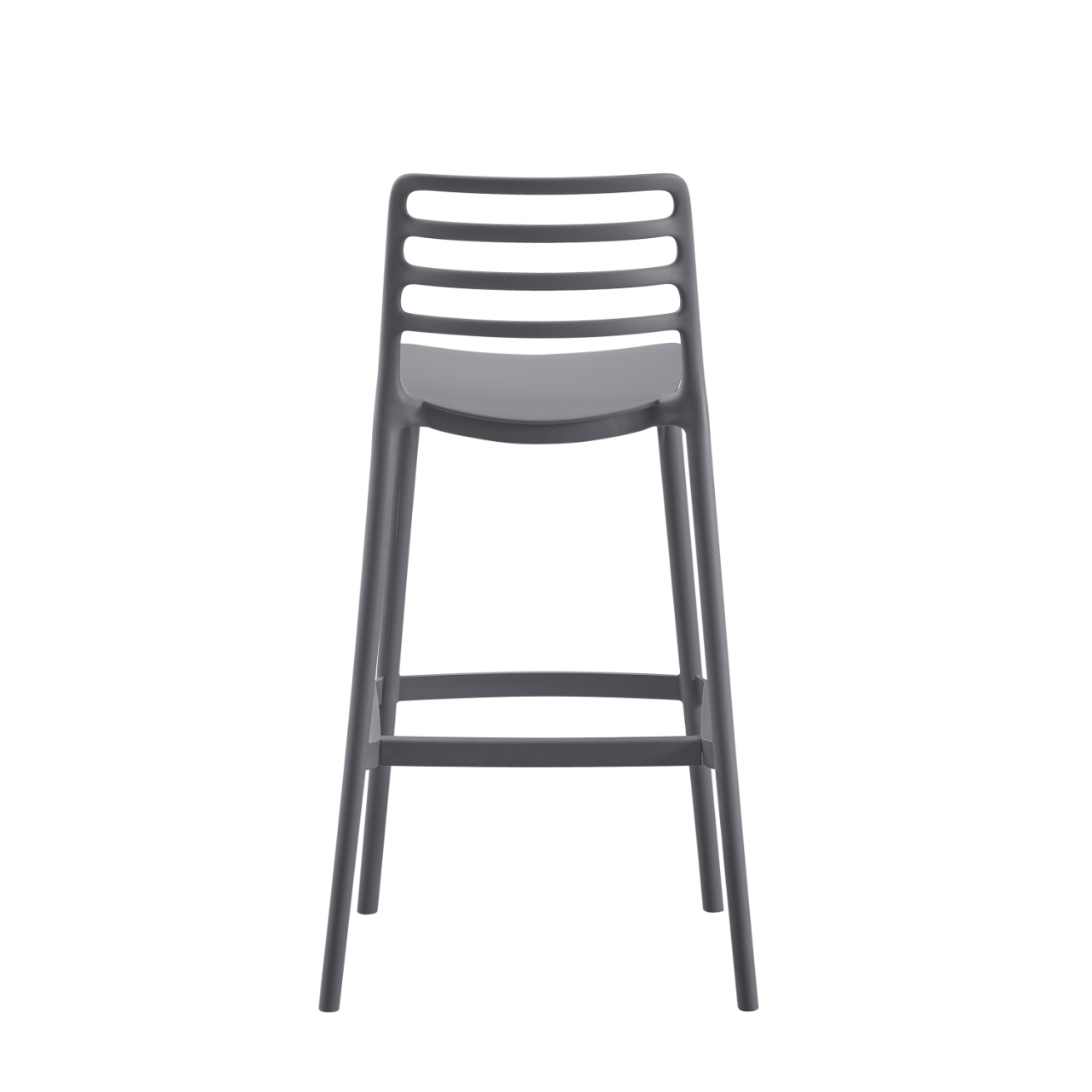 BAR STOOL POLYPROPYLENE GREY HM6099.03 GREY 37,2x50x101,5Hcm. [4]