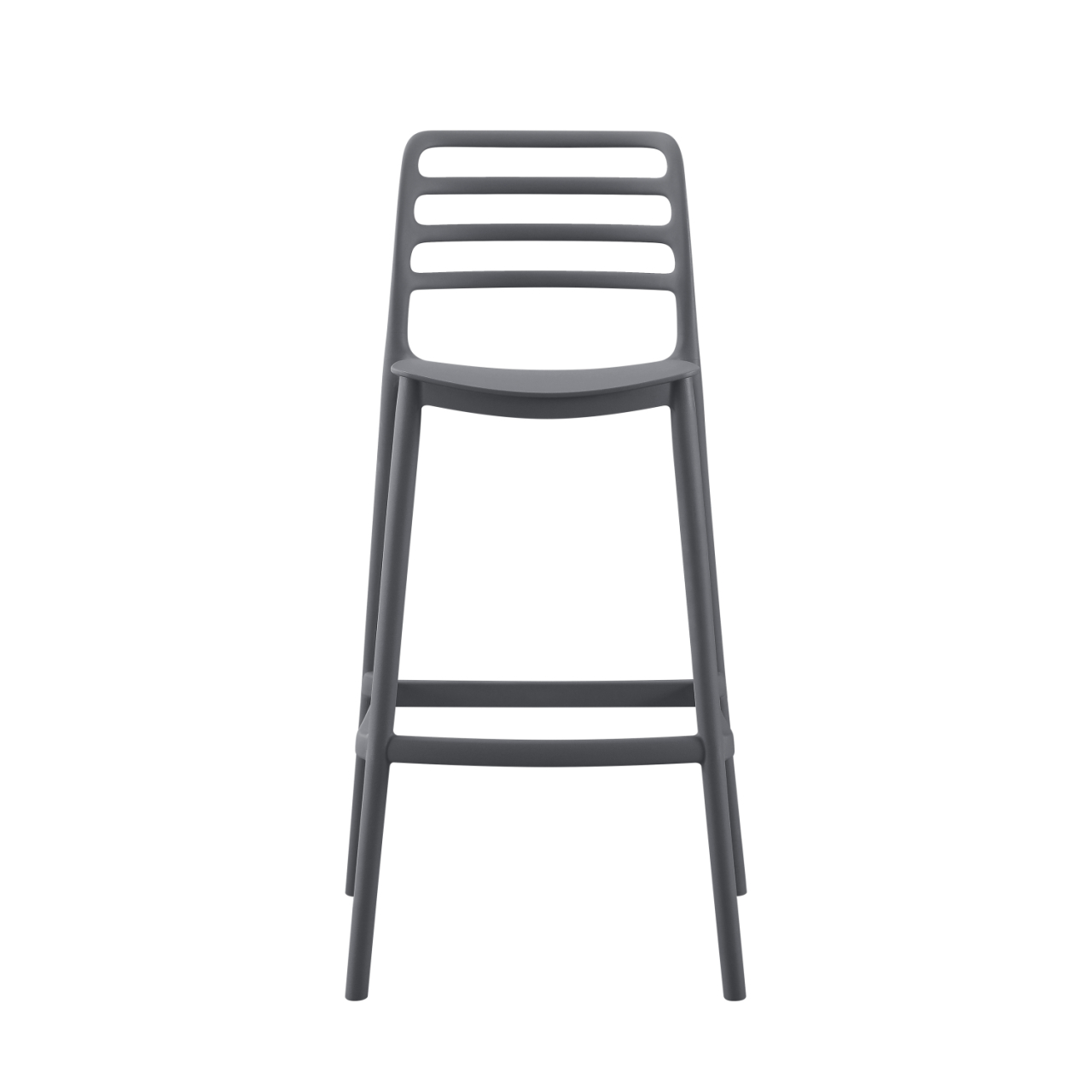 BAR STOOL POLYPROPYLENE GREY HM6099.03 GREY 37,2x50x101,5Hcm. [2]