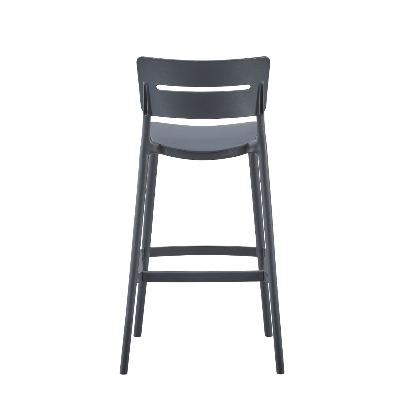 BAR STOOL POLYPROPYLENE SNOD2 HM6100.03 GREY 37,2x50x101,5Hcm. [4]