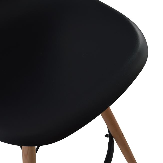Bar Stool Renata Black HM0173.02 47x50x108 cm [7]