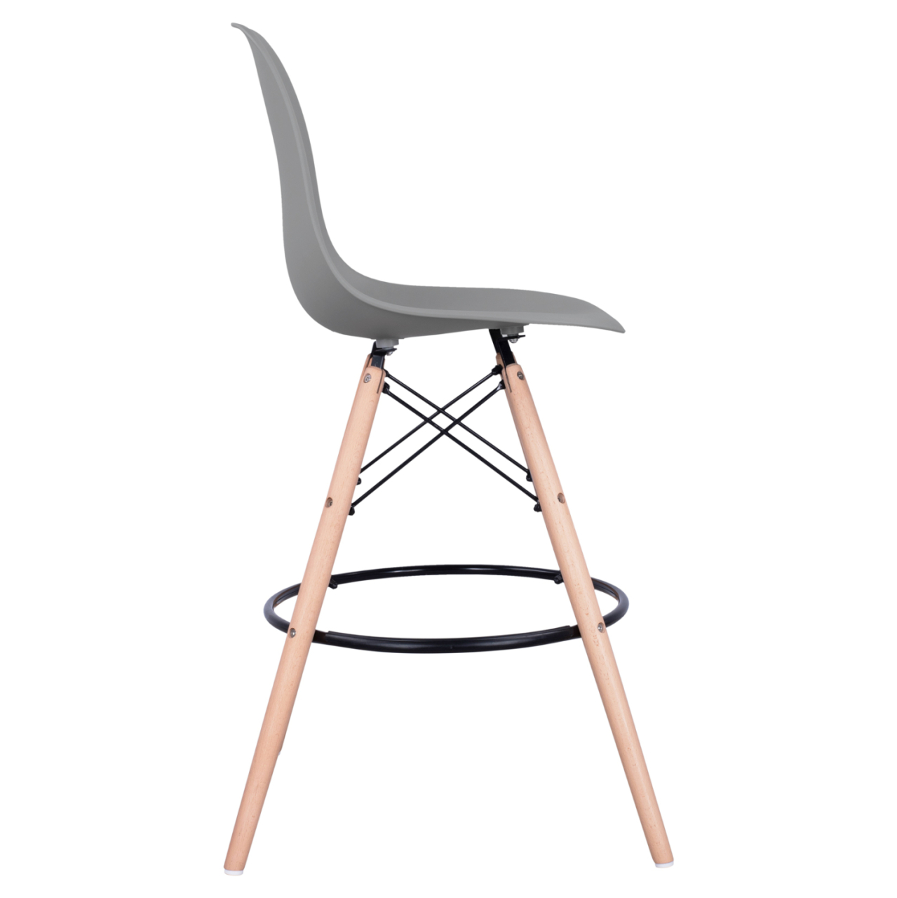 Bar Stool Renata HM0173.10 Grey 58x56x107cm [4]