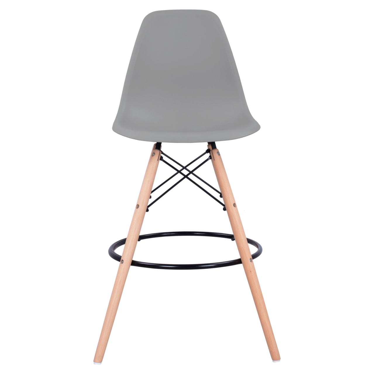 Bar Stool Renata HM0173.10 Grey 58x56x107cm [3]