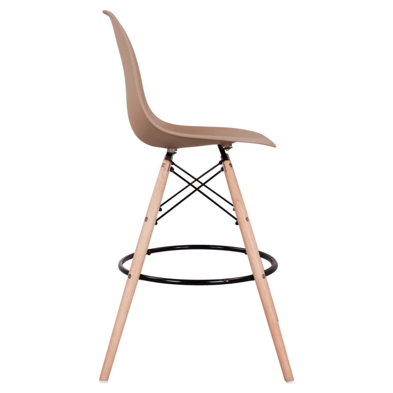 Bar Stool Renata HM0173.45 Cappuccino 58x56x107cm [4]