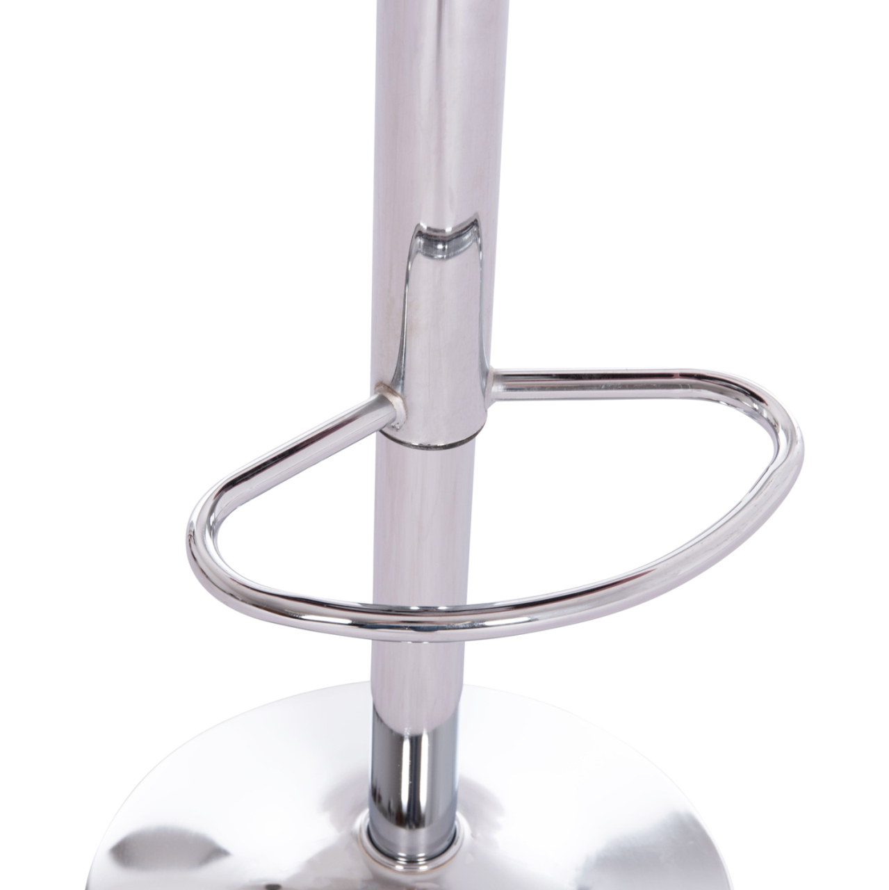 BAR STOOL ROSE HM204.42 CHROMED BASE and SUSPENSION and DUSTY PINK VELVET 48x45x105Hcm. [9]