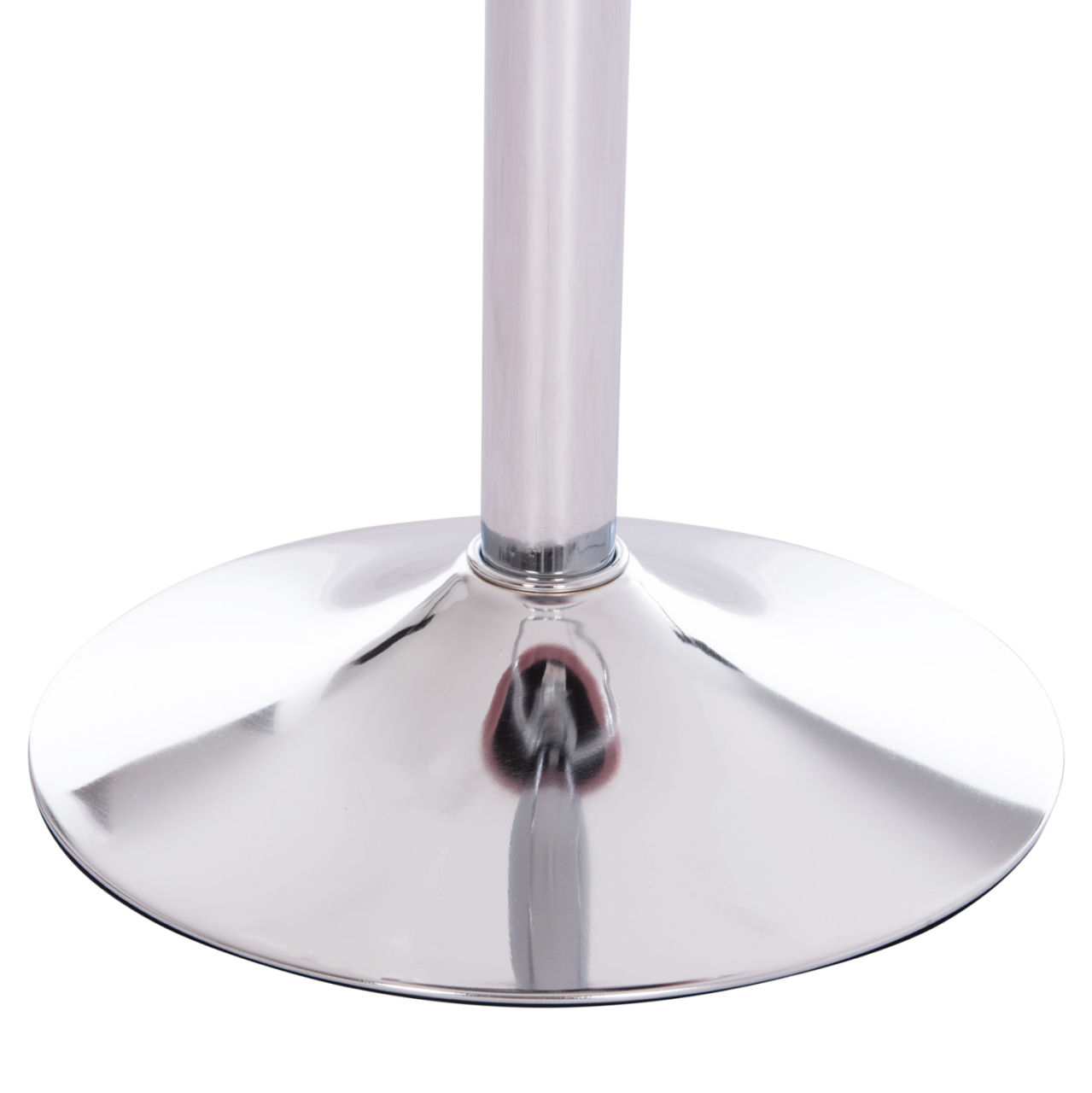 BAR STOOL ROSE HM204.42 CHROMED BASE and SUSPENSION and DUSTY PINK VELVET 48x45x105Hcm. [10]