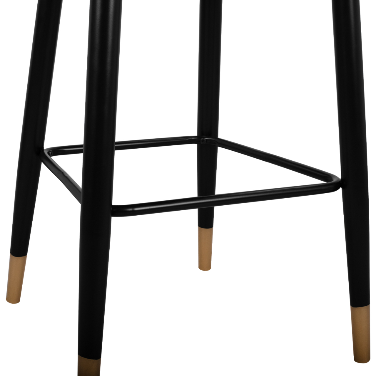 Bar Stool SERENITY HM8519.01 from velvet grey with metallic frame 51x57x110cm [9]