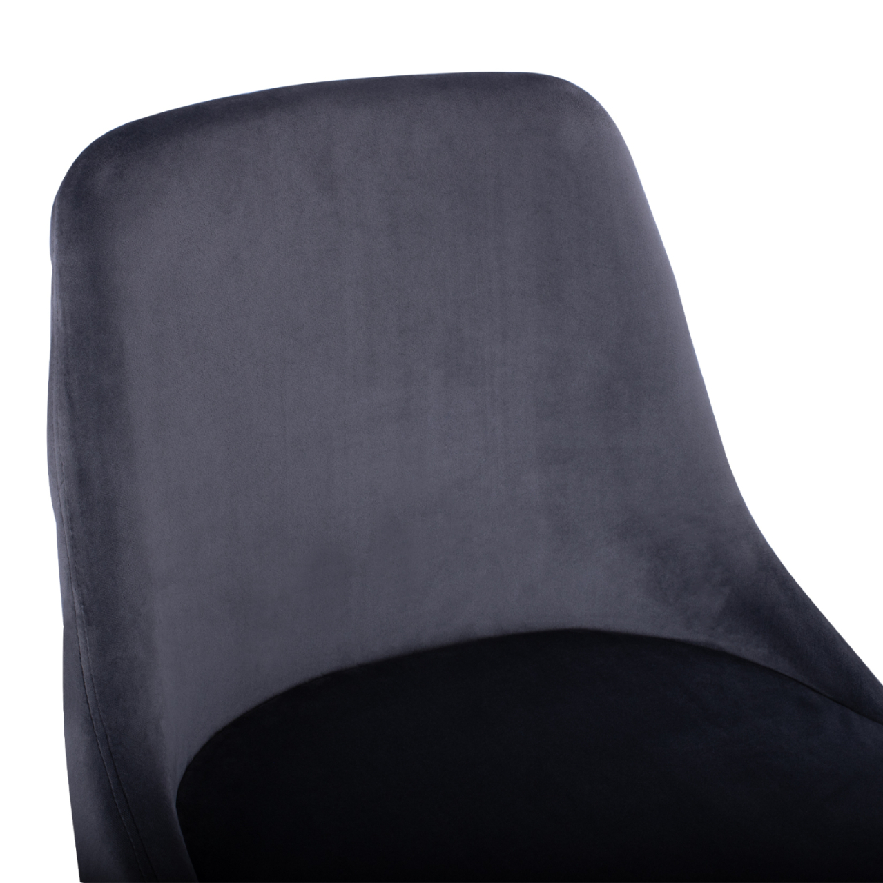 Bar Stool SERENITY HM8519.01 from velvet grey with metallic frame 51x57x110cm [7]