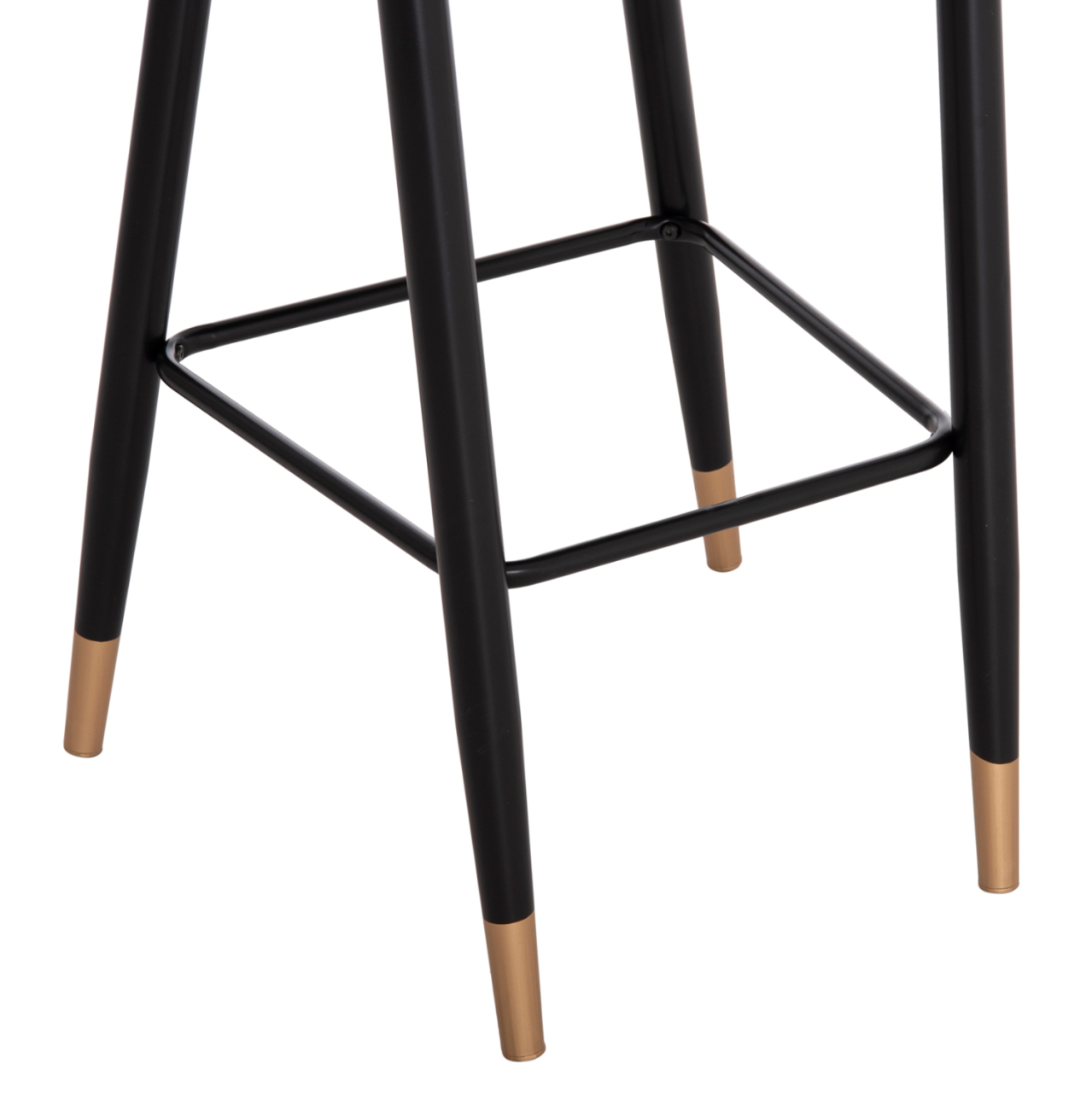 Bar Stool SERENITY HM8519.03 Velvet Cypress Green Color and metallic frame 51x57x110cm [9]
