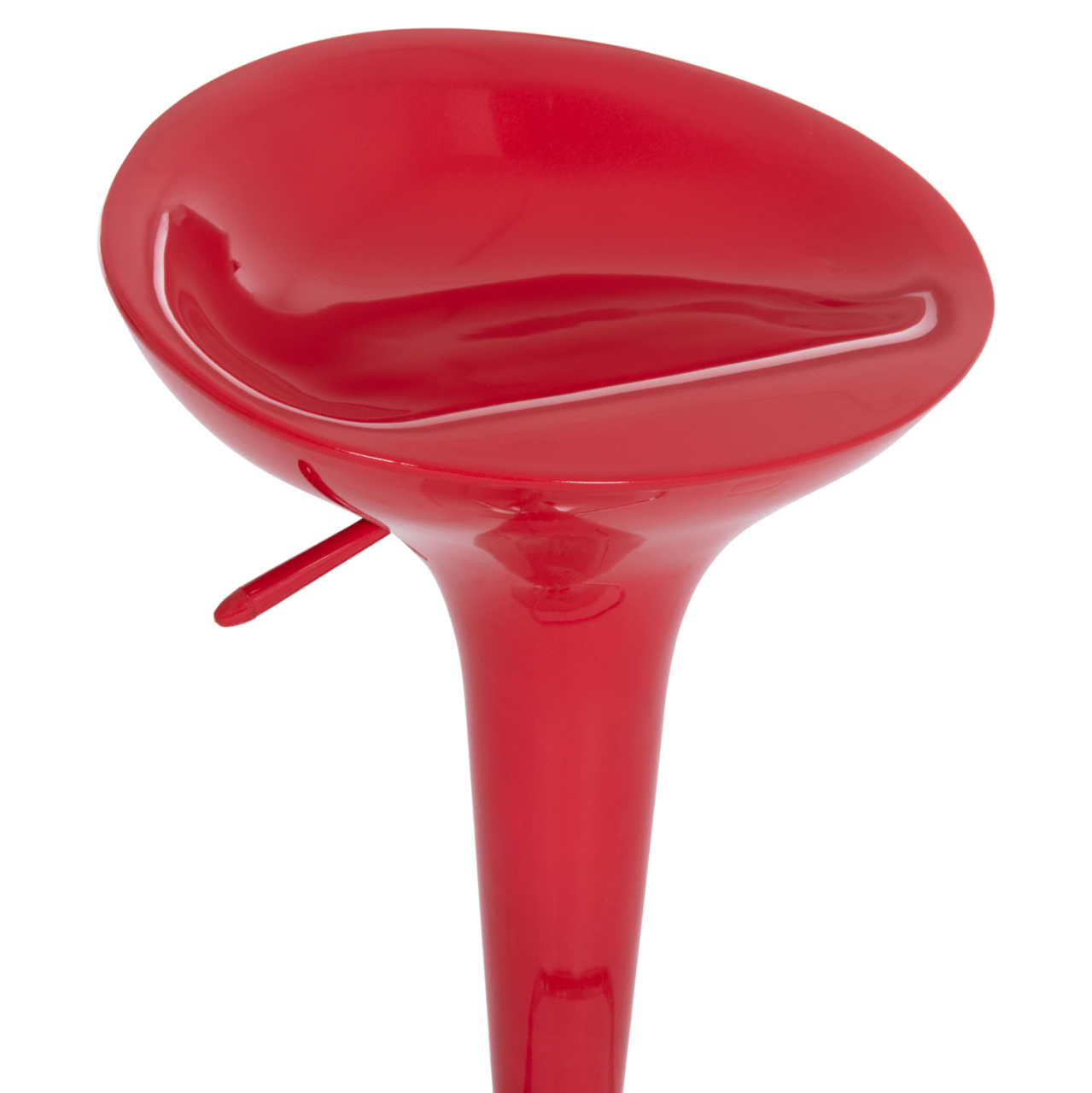 BAR STOOL SWIVEL DAISY HM200.24 ABS IN RED--SUSPENSION 44x38x85Hcm. [7]
