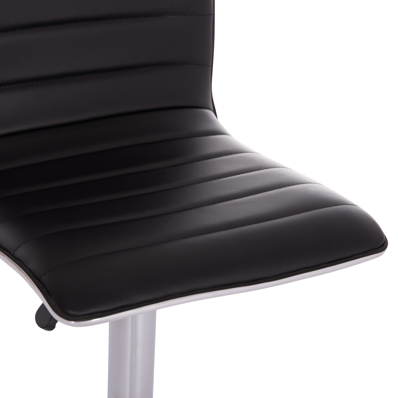 BAR STOOL SWIVEL NEXUS HM209.21 SUSPENSION and BLACK PU 43x47x116Hcm. [8]