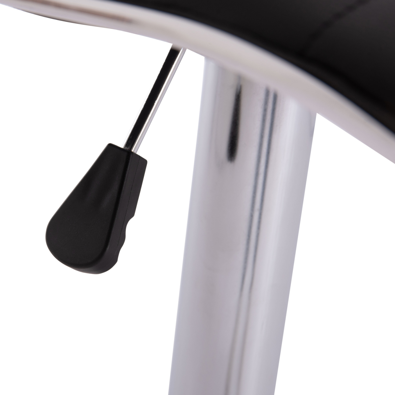 BAR STOOL SWIVEL NEXUS HM209.21 SUSPENSION and BLACK PU 43x47x116Hcm. [10]