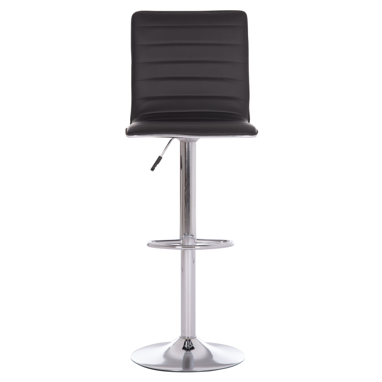 BAR STOOL SWIVEL NEXUS HM209.21 SUSPENSION and BLACK PU 43x47x116Hcm. [3]