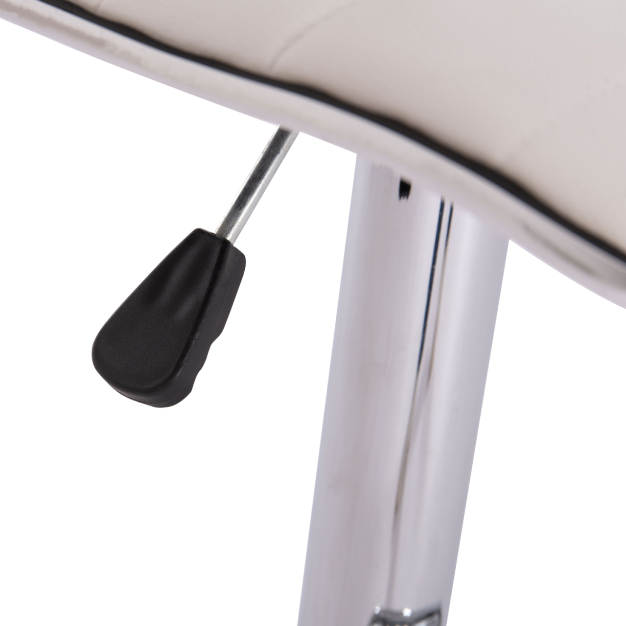 BAR STOOL SWIVEL NEXUS HM209.22 SUSPENSION and WHITE PU 43x47x116Hcm. [10]