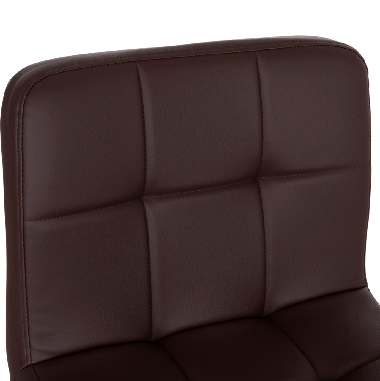 BAR STOOL SWIVELING DIANA HM202.23 BROWN PU--CHROMED METAL 44x52x109Hcm. [7]