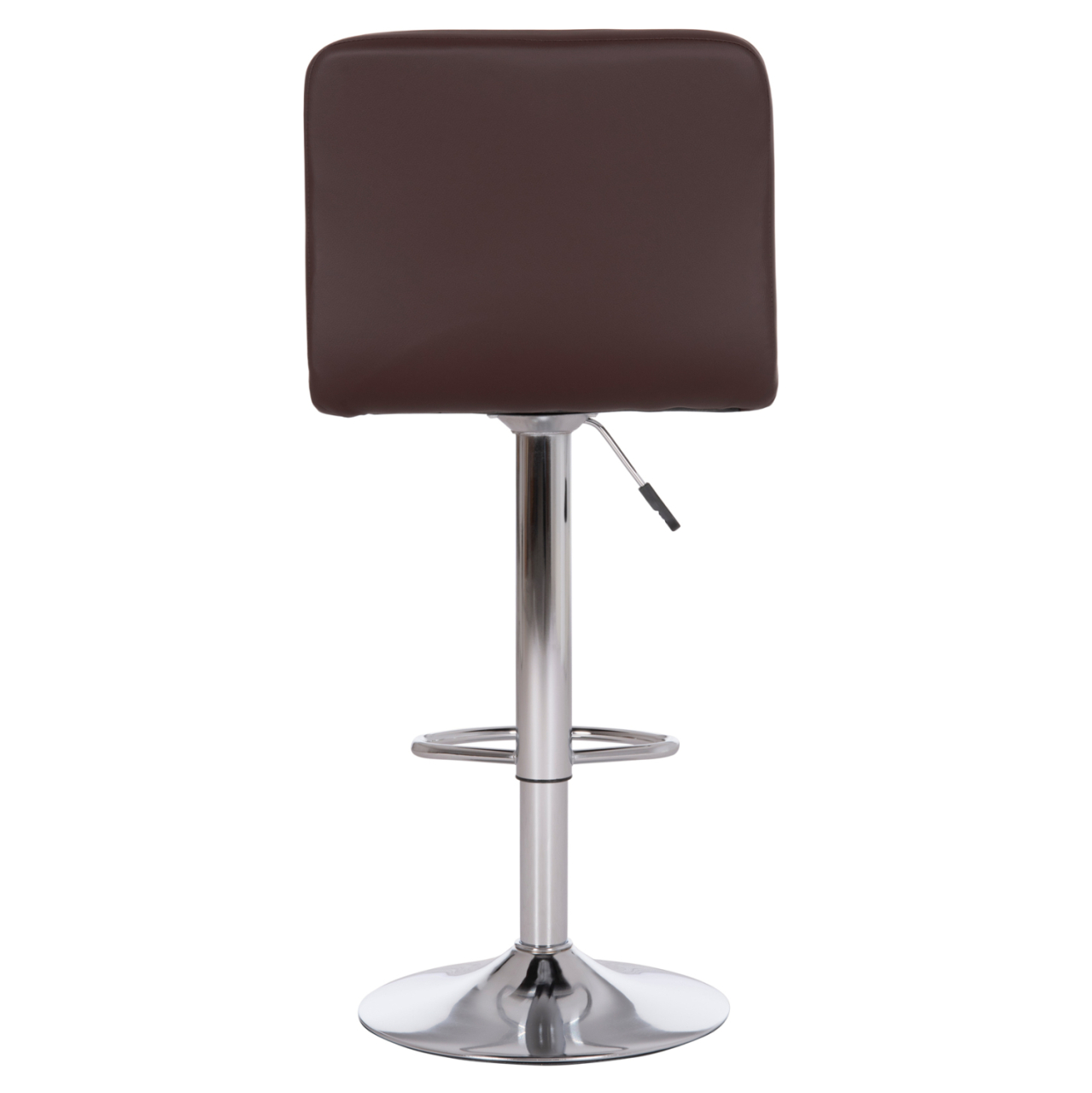 BAR STOOL SWIVELING DIANA HM202.23 BROWN PU--CHROMED METAL 44x52x109Hcm. [6]