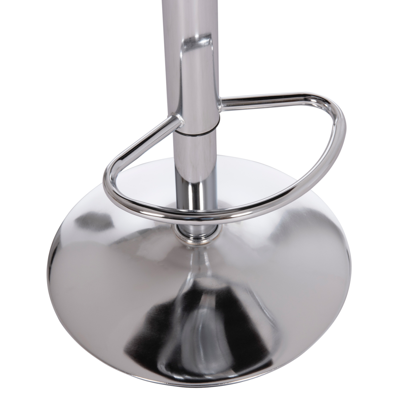 BAR STOOL SWIVELING DIANA HM202.23 BROWN PU--CHROMED METAL 44x52x109Hcm. [9]