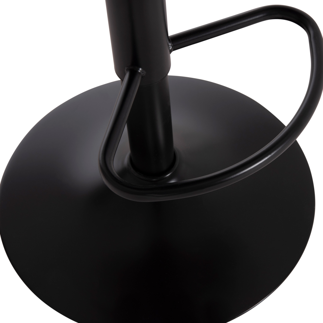 BAR STOOL SWIVELING DIANA HM202.42 DUSTY PINK VELVET--BLACK MATTE METAL 44x52x109Hcm. [10]