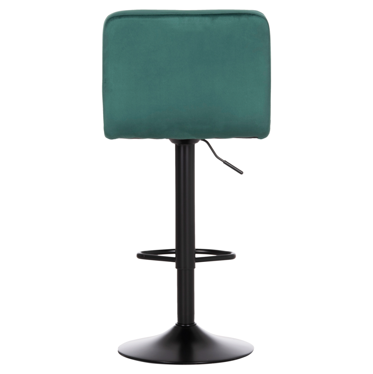 BAR STOOL SWIVELING DIANA HM202.43 CYPRESS GREEN VELVET--BLACK MATTE METAL 44x52x109Hcm. [6]