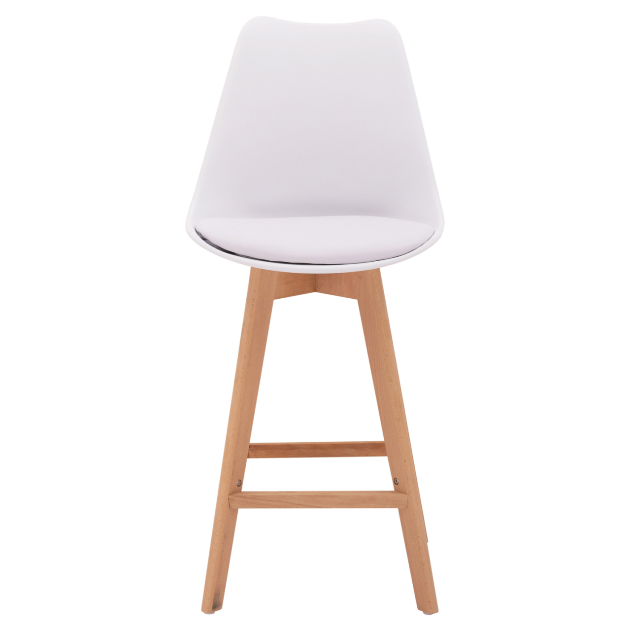 Bar Stool Vegas HM8000.11 White 48x58x105 cm [3]