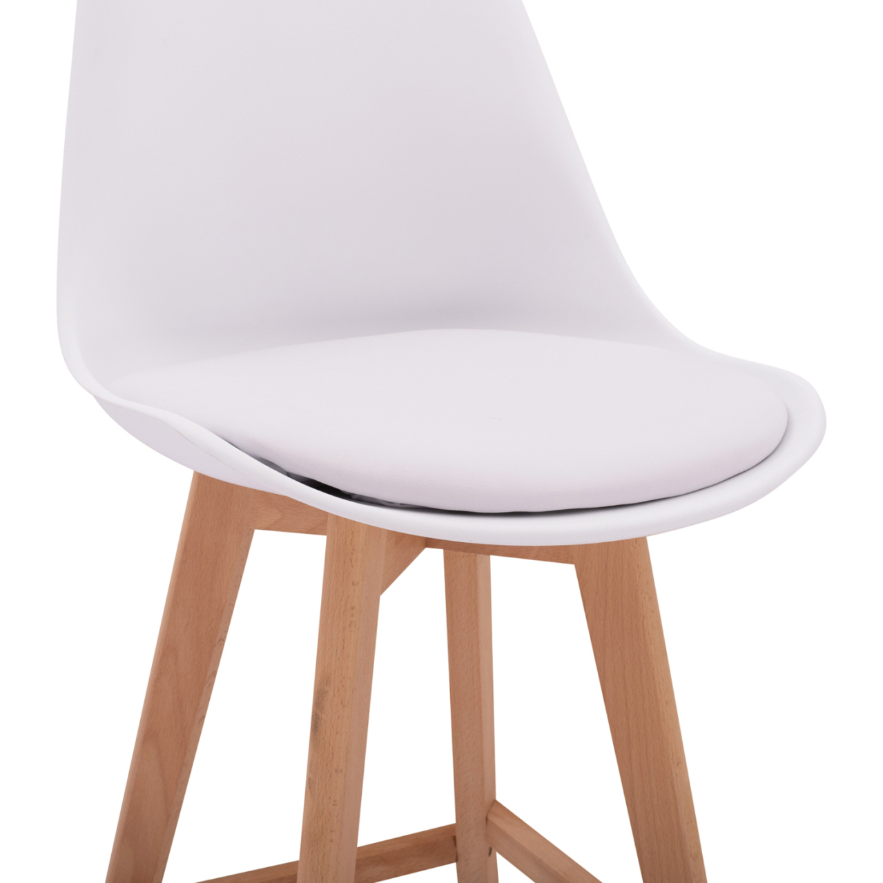 Bar Stool Vegas HM8000.11 White 48x58x105 cm [8]
