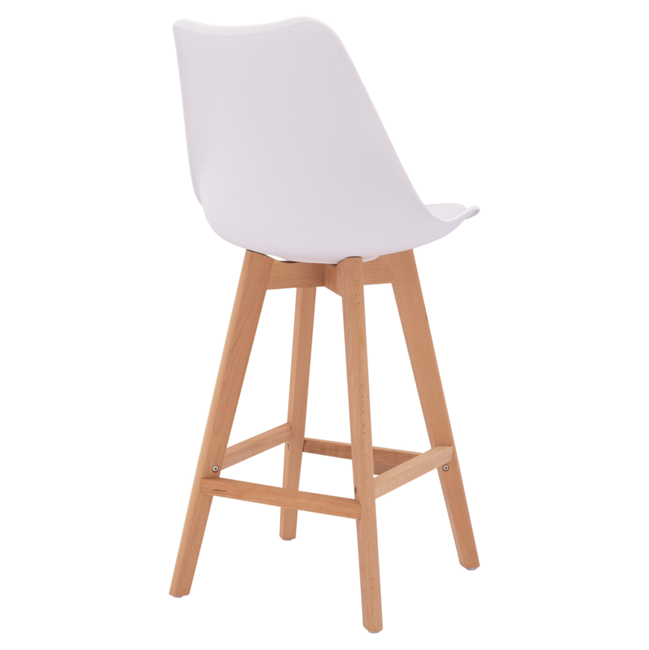 Bar Stool Vegas HM8000.11 White 48x58x105 cm [5]