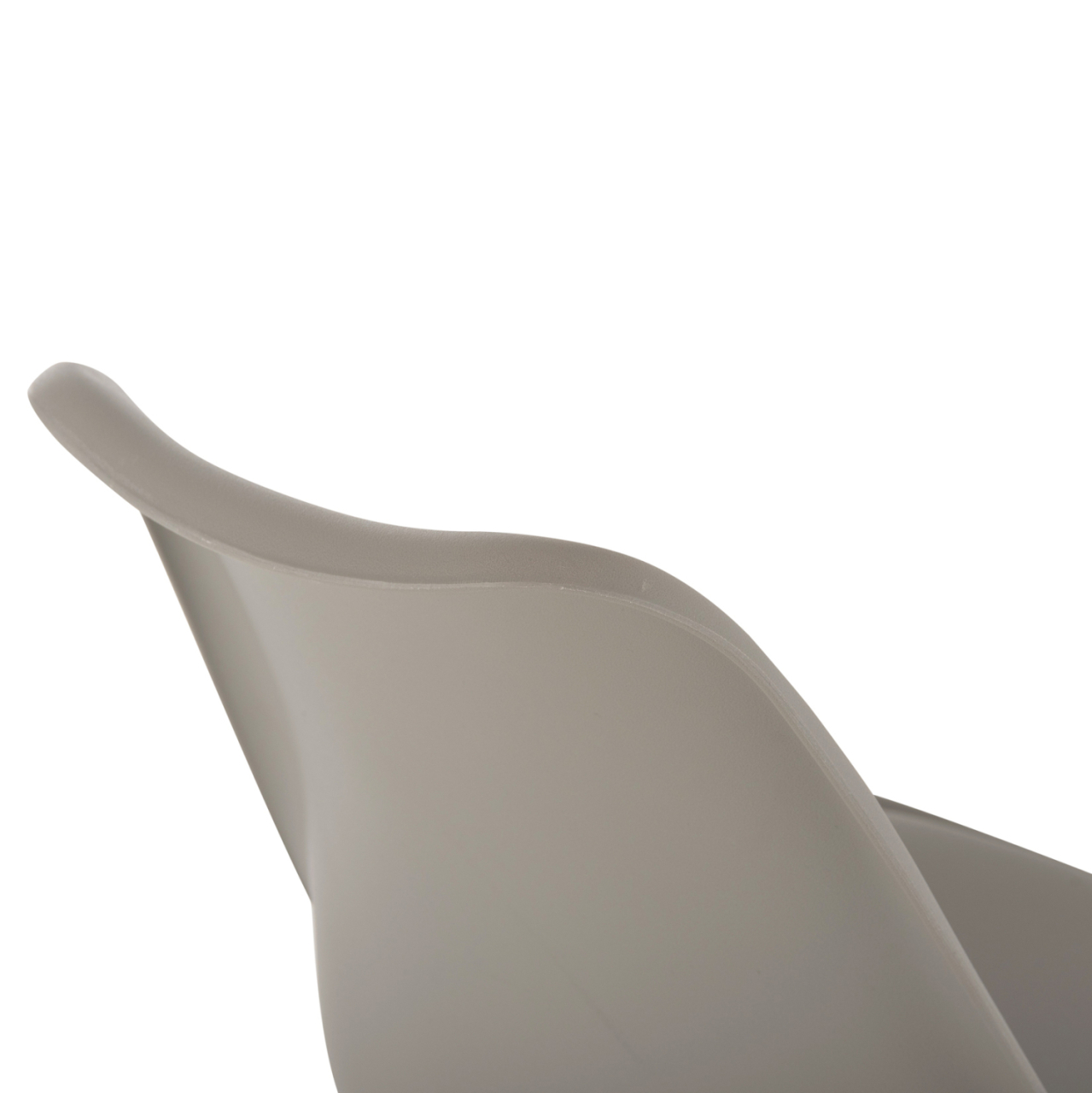 BAR STOOL VEGAS HM8000.40 MEDIUM HEIGHT GREY POLYPROPYLENE NATURAL BEECH WOOD 47x58x100Hcm. [10]