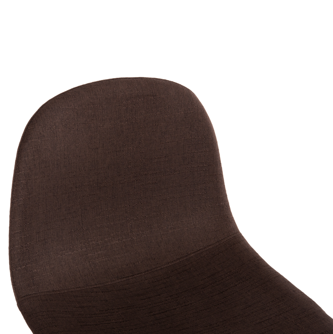 BAR STOOL VINCENT HM8579.23 BROWN FABRIC-METAL BLACK FRAME 47x46x104Hcm. [7]