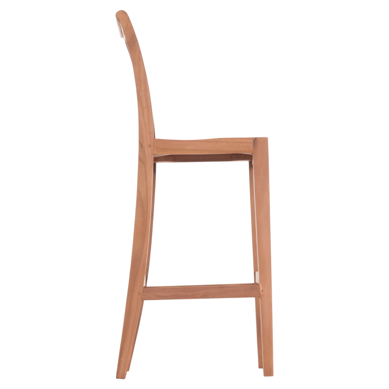 BAR STOOL WITH BACKREST PAIPER HM18110 TEAK WOOD IN NATURAL COLOR 40x49.5x114Hcm. [4]