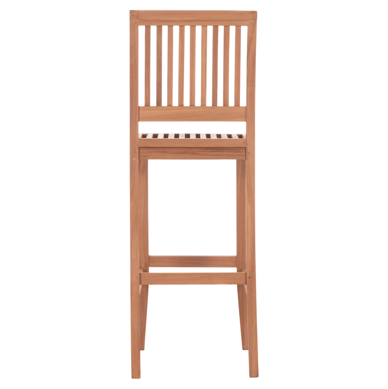 BAR STOOL WITH BACKREST PAIPER HM18110 TEAK WOOD IN NATURAL COLOR 40x49.5x114Hcm. [6]